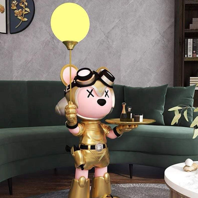 Đồ decor trang trí để bàn đẹp, độc đáo là sự lựa chọn hoàn hảo cho nhiều không gian sống của các gia đình hiện nay. Sản phẩm mang tính nghệ thuật với thiết kế vô cùng ấn tượng, tinh tế tạo không gian gian sang trọng cho ngôi nhà của bạn. Đặc biệt, nó còn là món quà tặng ý nghĩa để dành tặng người thân, bạn bè, đồng nghiệp nhân dịp tân gia, lễ tết cũng rất phù hợp.  Đây là một trong những sản phẩm đồ decor để bàn được rất nhiều khách hàng ưa chuộng và yêu thích, rất phù hợp để trang trí ở những nơi sang trọng trong ngôi nhà như phòng khách, phòng làm việc,…  Tượng khay bồi bàn cao cấp, có bóng đèn chiếu sáng TU030 là một món đồ cao cấp và độc đáo nên có trong không gian phòng khách của bạn. Tượng decor trang trí hình Thỏ với thiết kế cực độc đáo với các chi tiết được chế tác kỳ công, tinh tế. Hình ảnh chú thỏ mặc bộ đồ xanh bê khay cực chất, sang trọng và cá tính sẽ là điểm nhấn làm nổi bật không gian cũng như thể hiện cá tính của gia chủ. Chất liệu nhựa composite có độ bền cao, độ cứng vững, thời gian sử dụng dài hơn kim loại, gỗ gấp 2-3 lần. Tượng decor trang trí thỏ bê khay bằng inox mạ vàng có độ sáng bóng cao, sang trọng.  Tượng khay bồi bàn cao cấp, có bóng đèn chiếu sáng TU030  Thông tin chi tiết mẫu tượng khay bồi bàn cao cấp, có bóng đèn chiếu sáng TU030:  Chất liệu: Vật liệu composite sơn tem tĩnh điện  Kích thước: Dài 27cm x Rộng 21cm x Cao 60cm  Màu sắc: Nhiều màu (Trắng, Vàng)  Sản xuất: Nhập khẩu  Ứng dụng: giá để đồ, kệ để đồ, giá vang, kệ đựng chai lọ, giá để chai, trưng bày, trang trí phòng khách, trang trí phòng bếp, bàn ăn, bàn tiệc, quà tặng,..  Sản phẩm tượng decor trang trí cao 104cm thích hợp để trang trí trong nhiều không gian. Đây là sự lựa chọn lý tưởng cho ai đang tìm kiếm sản phẩm để trưng bày phòng khách, nhà hàng, quán cafe một cách hợp thời, hợp xu hướng nhất. Không chỉ dùng làm tượng trang trí decor mà bạn có thể dùng tượng decor trang trí hình chú thỏ này làm khay để đồ như để cà phê, rượu, bánh kẹo, hoa quả, đồ trang trí, thiết bị điện tử,... cực mới lạ và hiện đại hay có thể làm nơi đựng giấy lau tiện lợi.  * Công dụng:  - Dùng decor nhà cửa, cửa hàng thời trang, salon, khiến không gian trở nên thời thượng  - Dùng làm quà tặng khách hàng, đối tác, sếp,...sang trọng và đẳng cấp  - Một món đồ chơi sưu tập cho những ai có niềm đam mê với với tượng hình thú  - Decor không gian chụp hình, livestream thu hút khách hàng hơn.  Tượng khay đỡ đồ decor trang trí cao cấp vừa có thể làm khay để đồ vừa có thể làm nơi đựng giấy lau cực hữu dụng.    Thiết kế độc đáo và sáng tạo của Tượng trang trí decor hình thỏ bê khay  Bên cạnh tượng mô hình trang trí hình Thỏ, quý khách có thể xem thêm các tượng mô hình trang trí khác tại Nội Thất 360 Decor:  Tượng mô hình trang trí nhà cửa  Tượng mô hình trang trí nhà cửa  Tượng mô hình trang trí nhà cửa  Tượng mô hình trang trí nhà cửa  Tượng mô hình trang trí nhà cửa  Lí do bạn nên mua tượng Decor tại Nội Thất 360 Decor:  Độ bền mặt hàng là tuyệt đối hiện đại, Nội Thất 360 Decor nói không với hàng kém chất lượng – Showroom chỉ nhập hàng chính hãng loại 1. Nội Thất 360 Decor có đội ngũ nhân viên nhiệt tình, lành nghề, làm hài lòng khách hàng mới chốt hợp đồng và thanh toán. Tư vấn bài trí không gian kiến trúc miễn phí. Free vận chuyển trong khu vực nội thành thành phố Hà Nội. Các đô thị lớn khác, nhận hàng trong ngày với mã COD. Bạn có để đặt hàng từ Nội Thất 360 Decor dù bạn ở bất cứ đâu tại Việt Nam. Nội Thất 360 Decor là địa chỉ uy tín đang cung cấp các sản phẩm decor trang trí trưng bày cao cấp, chất lượng, những sản phẩm độc đáo mang đến không gian nhà ở, văn phòng làm việc thêm sang trọng, chỉnh chu. Nội Thất 360 Decor cam kết chất lượng sản phẩm, giao hàng toàn quốc.  Nếu quý khách quan tâm sản phẩm liên hệ qua khung tin nhắn web hoặc liên hệ số điện thoại: 0918 886 002(Zalo).