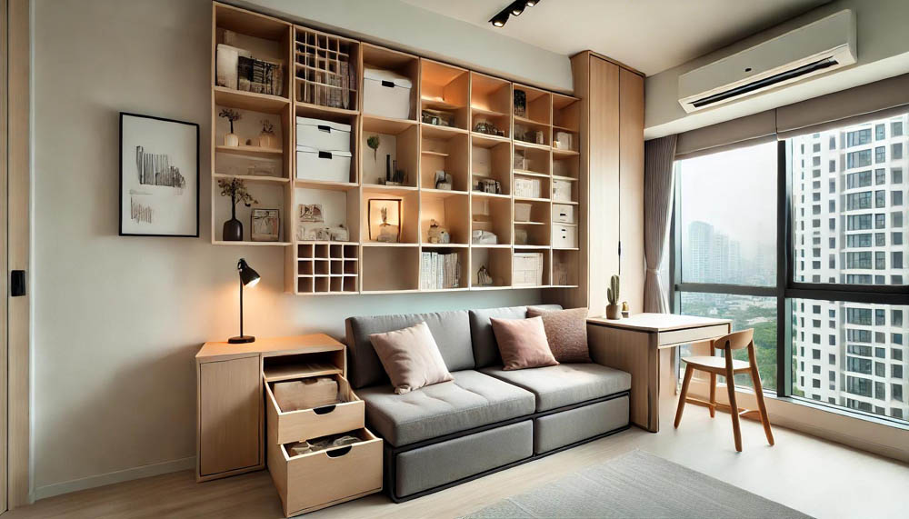 15+ Mẫu Nội Thất Chung Cư Vinhomes Smart City Đẹp, Hiện Đại Và Tối Ưu Diện Tích Ưu tiên nội thất đa năng, tiết kiệm diện tích