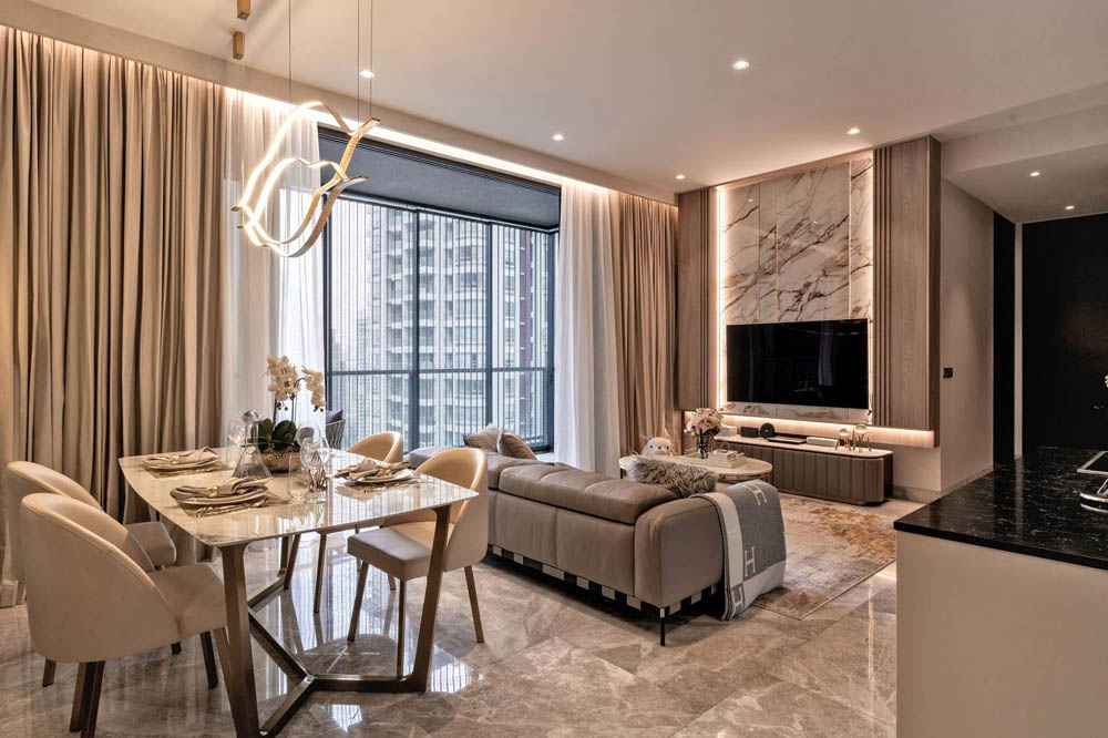 15+ Mẫu Nội Thất Chung Cư Vinhomes Smart City Đẹp, Hiện Đại Và Tối Ưu Diện Tích Mẫu nội thất chung cư phong cách Luxury hiện đại