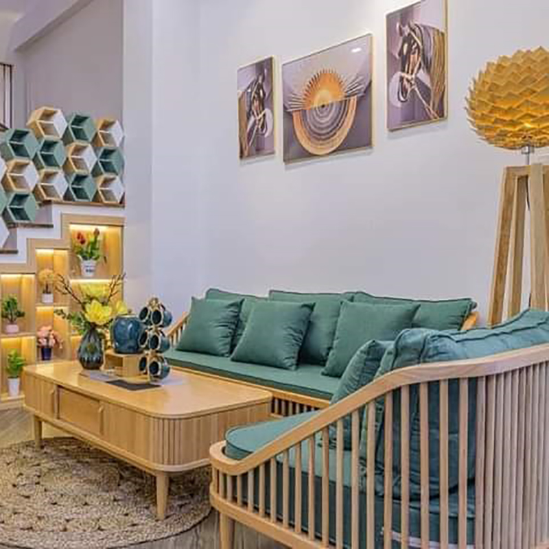 Bàn trà sofa nan gỗ