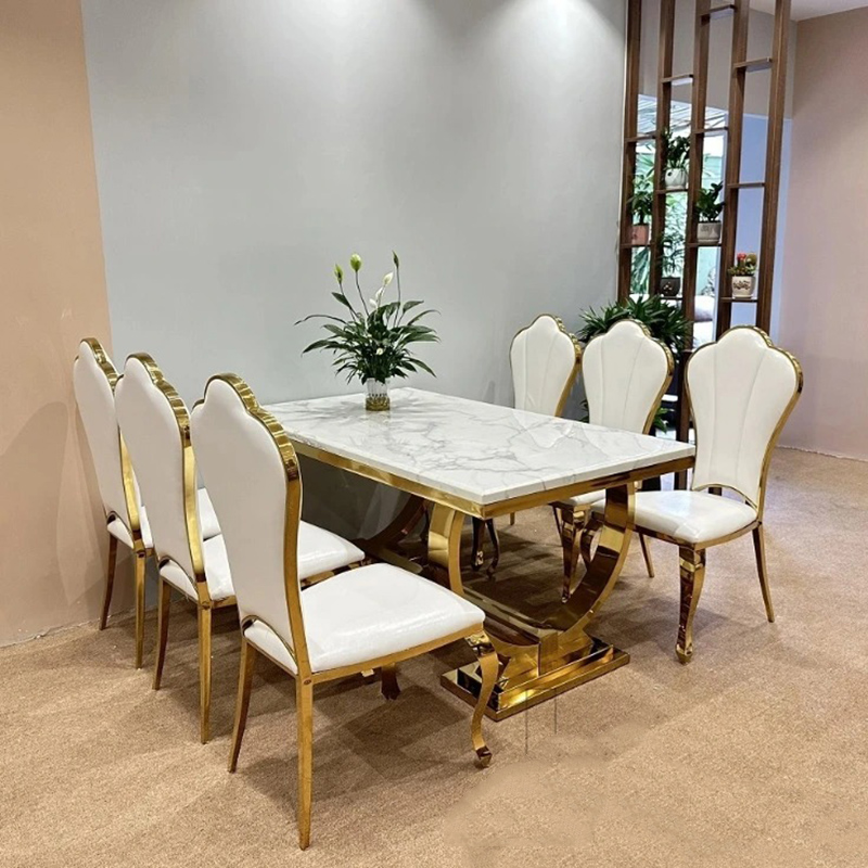 Bộ bàn ăn hình chữ nhật