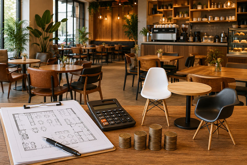 Chi phí đầu tư bàn ghế cafe khoảng bao nhiêu?