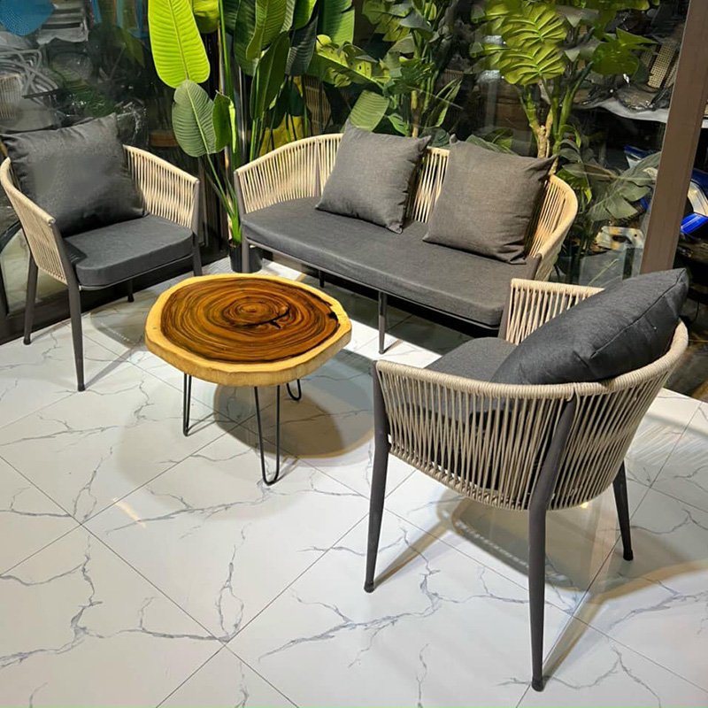 Bộ bàn ghế sofa đẹp cho quán trà sữa