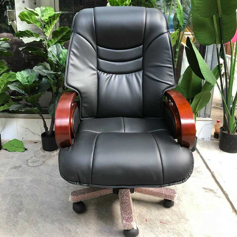 Mẫu ghế lãnh đạo nệm da giá tốt