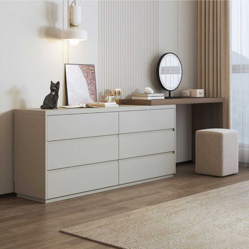 Bàn trang điểm làm từ gỗ công nghiệp thiết kế thông minh