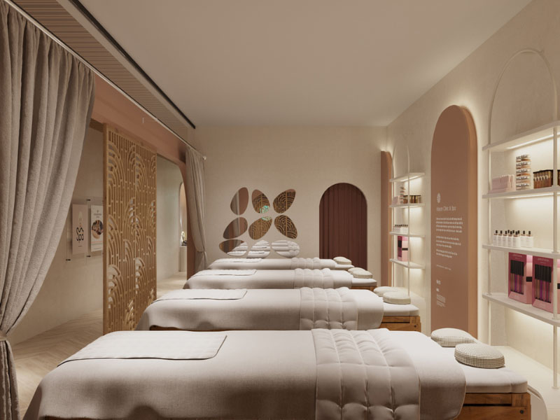 Tổng hợp 99+ Mẫu thiết kế nội thất spa đẹp, chuyên nghiệp, đa phong cách Mẫu thiết kế spa phong cách Hàn Quốc
