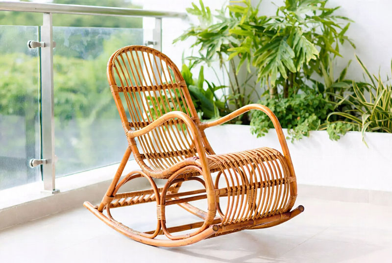 Top Ghế Bập Bênh Mây Thư Giãn Ban Công, Phòng Khách Bền Đẹp, Êm Ái