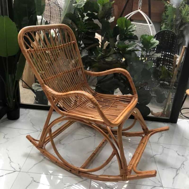 Ghế Bập Bênh Mây Giá Rẻ Phiên Bản Tiết Kiệm BM966