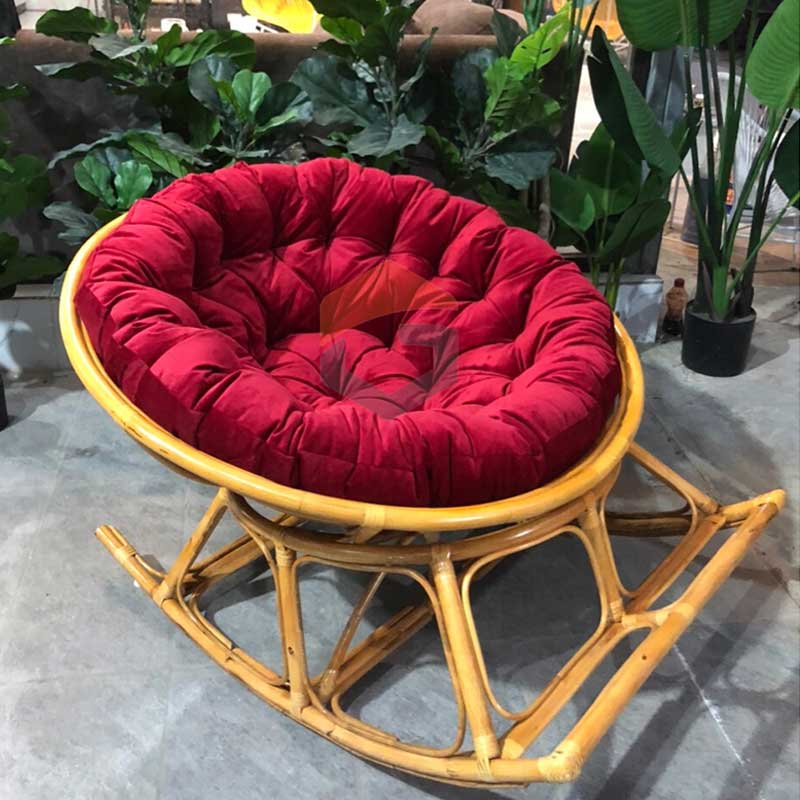 Ghế Papasan Thư Giãn Mây Tự Nhiên Kèm Nệm BM966